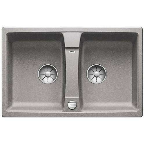 BLANCO Lexa 8 InFino dřez, s excentrem SILGRANIT, aluminium 524952