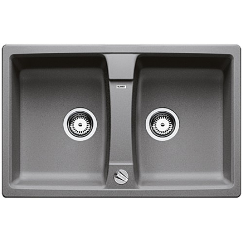 BLANCO Lexa 8 dřez Silgranit aluminium 514685 BLANCO Lexa 8 dřez Silgranit aluminium 514685