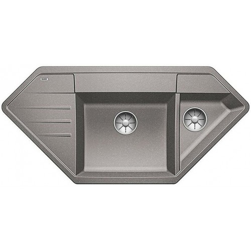 BLANCO Lexa 9 E InFino dřez, bez excentru SILGRANIT, aluminium 525002