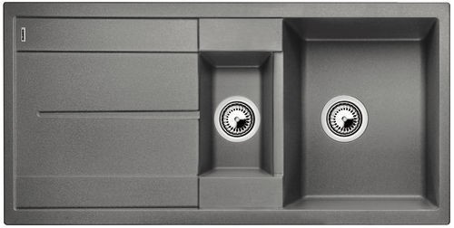 BAZAR BLANCO Metra 6 S dřez Silgranit aluminium 513045 S OTVOREM PRO BATERII!!