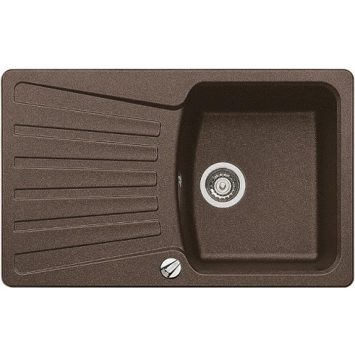 BLANCO Nova 45 S dřez s excentrem, včetně sifonu, kávová 515016