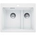 BLANCO Pleon 6 Split Silgranit bez excentru, bílá 521693