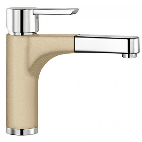 BLANCO Pylos-S Silgranit dřezová baterie béžová champagne/chrom 513982