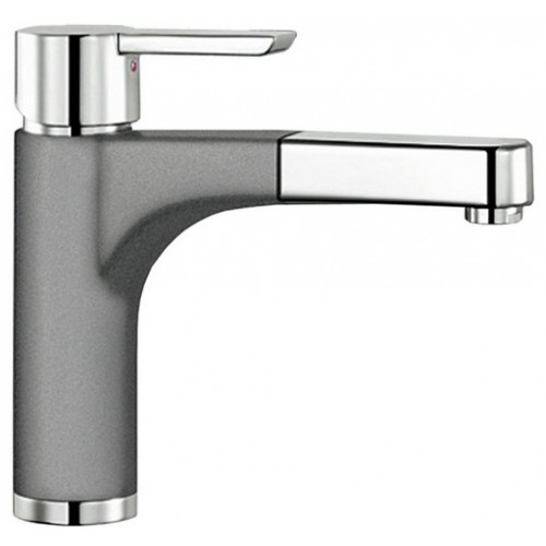 BLANCO Pylos-S Silgranit dřezová baterie aluminium/chrom 512968 BLANCO Pylos-S Silgranit dřezová baterie aluminium/chrom 512968