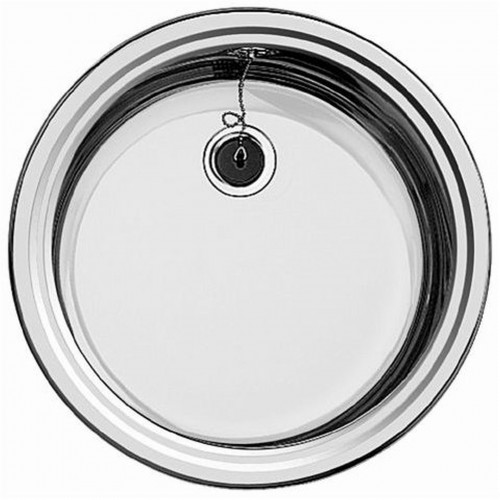 BLANCO Rondosol 1 1/2" dřez, bez excentru nerez přírodní lesk 525317