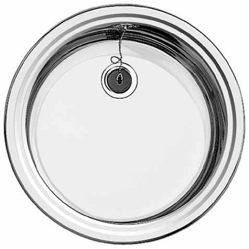 BLANCO Rondosol dřez nerezový, 513305 (výpusť 1 1/2" )