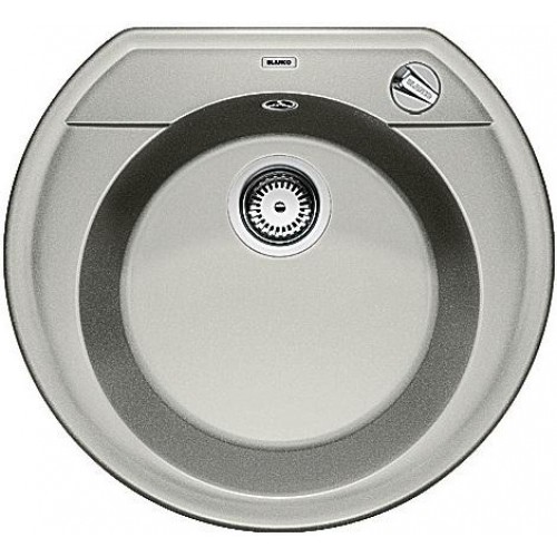 BLANCO Rondoval dřez včetně sifonu, perlově šedá 520604