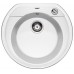 BLANCO Rondoval 45 dřez s excentrem, včetně sifonu, bílá 515660