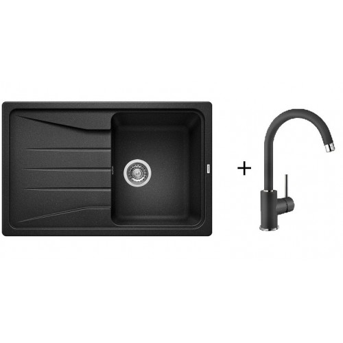 BLANCO Set dřez SONA 45 S Silgranit + baterie MIDA antracit BLANCO Set dřez SONA 45 S Silgranit + baterie MIDA antracit