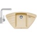 BLANCO SET 12 dřez ZIA 9 E béžová champagne + dřezová baterie MILA chrom