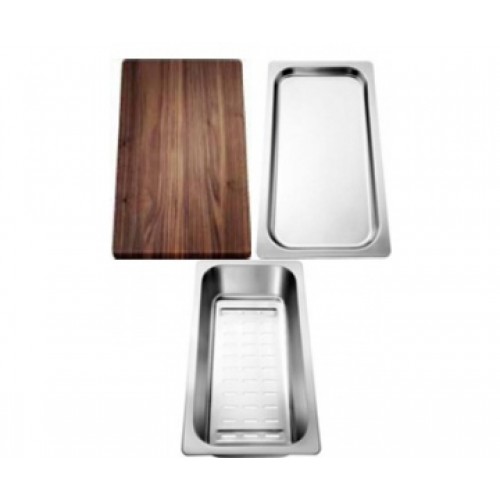 BLANCO set Statura s dřevěnou deskou 221554 BLANCO set Statura s dřevěnou deskou 221554