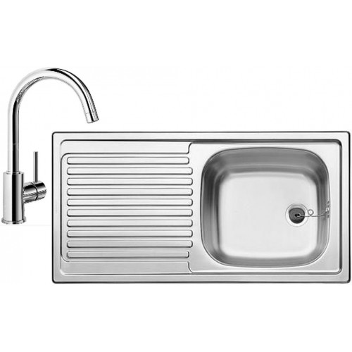 BLANCO set TOP EES přírodní nerez 860 x 435 mm + MIDA baterie chrom BLANCO set TOP EES přírodní nerez 860 x 435 mm + MIDA baterie chrom