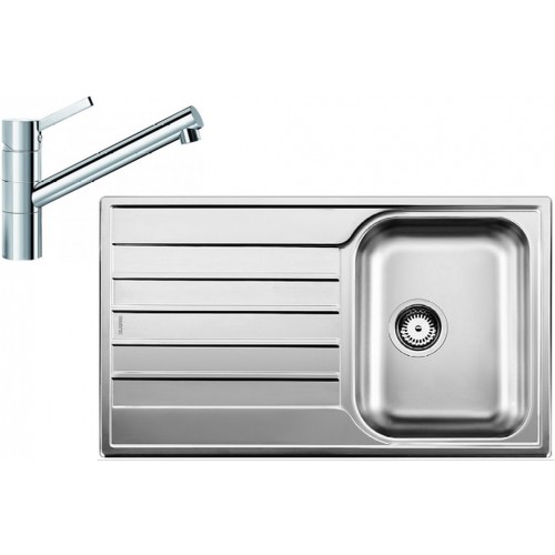 BLANCO set LIVIT 45 S Salto nerez kartáčovaný 860 x 500 mm 514786 + TIVO baterie chrom 517599 BLANCO set LIVIT 45 S Salto nerez kartáčovaný 860 x 500 mm 514786 + TIVO baterie chrom 517599