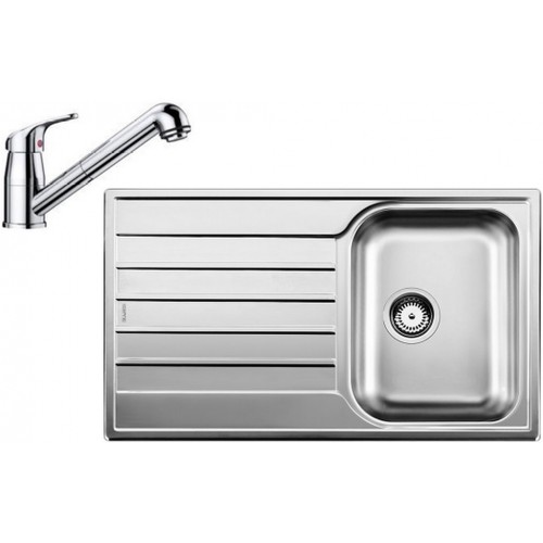 BLANCO set LIVIT 45 S Salto nerez kartáčovaný 860 x 500 mm 514786 + DARAS-S baterie chrom 517731 BLANCO set LIVIT 45 S Salto nerez kartáčovaný 860 x 500 mm 514786 + DARAS-S baterie chrom 517731