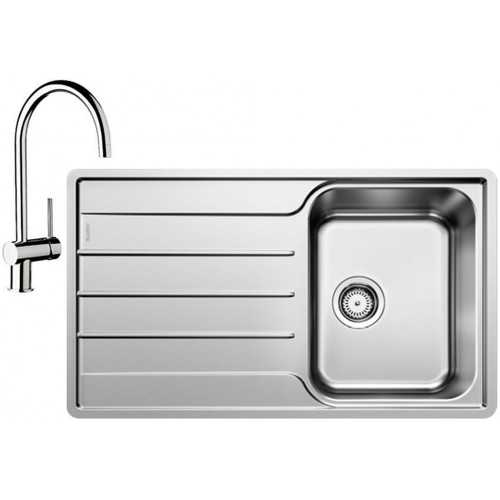 BLANCO set LEMIS 45 S-IF nerez kartáčovaný 860 x 500 mm 523030 + MIDA baterie chrom 517742 BLANCO set LEMIS 45 S-IF nerez kartáčovaný 860 x 500 mm 523030 + MIDA baterie chrom 517742
