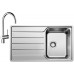 BLANCO set LEMIS 45 S-IF nerez kartáčovaný 860 x 500 mm 523030 + MIDA baterie chrom 517742
