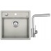 BLANCO SET dřez Dalago 5 perlově šedá Silgranit + dřezová baterie MILA chrom