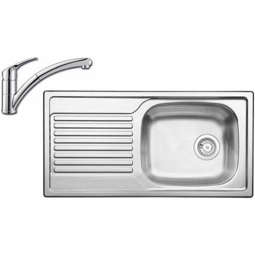 BLANCO set MAGNAT přírodní nerez 860 x 435 mm 511916 + BRAVON-S baterie chrom 520282 BLANCO set MAGNAT přírodní nerez 860 x 435 mm 511916 + BRAVON-S baterie chrom 520282
