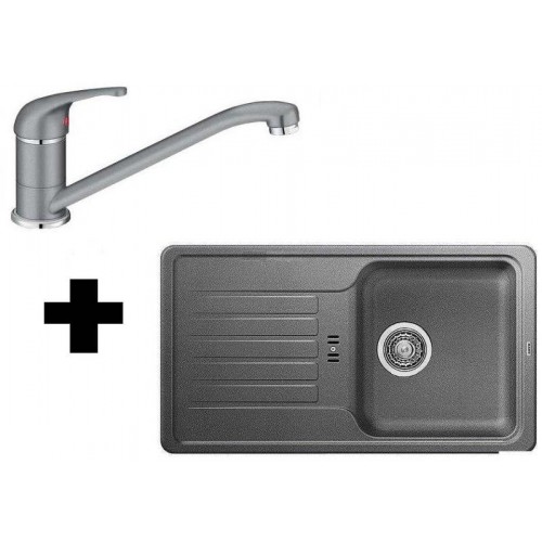 BLANCO SET dřez FAVOS mini Silgranit + dřezová baterie DARAS aluminium