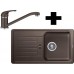 BLANCO SET dřez FAVOS mini Silgranit + dřezová baterie DARAS káva