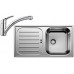 BLANCO set FLEX Pro 45 S nerez přírodní lesk 860 x 480 mm + BRAVON-S baterie chrom