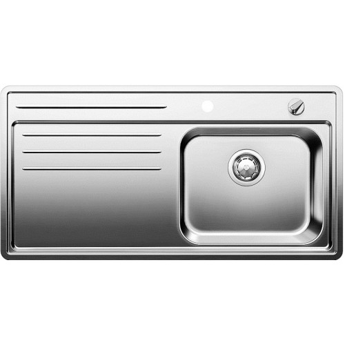 BLANCO Strato Pro-IF dřez nerezový, hedvábný lesk, vanička vpravo 516758