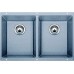 BLANCO Subline 350/350-U dřez Silgranit bez táhla, aluminium 518592