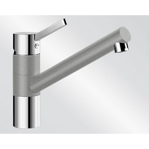 BLANCO Tivo ND dřezová baterie Silgranit-look, beztlaková, aluminium/chrom 518416