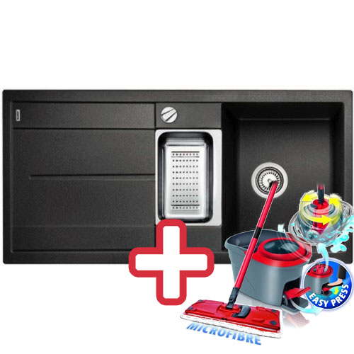 BLANCO Metra 6 S dřez Silgranit antracit 513053 + ZDARMA VILEDA MOP Easy Wring BLANCO Metra 6 S dřez Silgranit antracit 513053 + ZDARMA VILEDA MOP Easy Wring