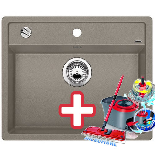 BLANCO Dalago 6 dřez Silgranit tartufo 517320 + ZDARMA VILEDA MOP Easy Wring