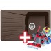 BLANCO Nova 45 S dřez včetně sifonu, káva 515015 + ZDARMA VILEDA MOP Easy Wring