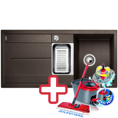 BLANCO Metra 6 S dřez Silgranit káva 515045 + ZDARMA VILEDA MOP Easy Wring