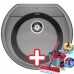 BLANCO Rondoval dřez včetně sifonu, aluminium 515670 + ZDARMA VILEDA MOP Easy Wring