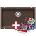 BLANCO Subline 700 - U Silgranit dřez káva s excentrem 515779 + ZDARMA VILEDA MOP Easy Wring