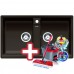 BLANCO Zia 9 dřez Silgranit antracit 516686 + ZDARMA VILEDA MOP Easy Wring