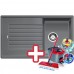 BLANCO Zia 45 SL dřez Silgranit aluminium 516739 + ZDARMA VILEDA MOP Easy Wring