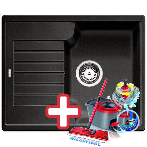 Blanco Zia 40 S Silgranit dřez antracit, 516918 + ZDARMA VILEDA MOP Easy Wring