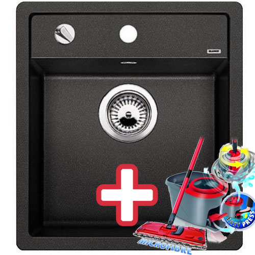 BLANCO Dalago 45 Silgranit dřez antracit 517156 + ZDARMA VILEDA MOP Easy Wring BLANCO Dalago 45 Silgranit dřez antracit 517156 + ZDARMA VILEDA MOP Easy Wring