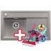 BLANCO Zenar 45 S dřez Silgranit aluminium, levý 518469 + ZDARMA VILEDA MOP Easy Wring