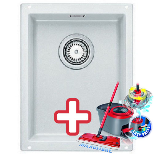 BLANCO Subline 320-U dřez Silgranit bílá 513401 + ZDARMA VILEDA MOP Easy Wring BLANCO Subline 320-U dřez Silgranit bílá 513401 + ZDARMA VILEDA MOP Easy Wring
