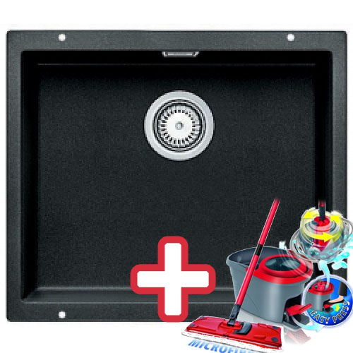 BLANCO Subline 500-U dřez Silgranit antracit 513413 + ZDARMA VILEDA MOP Easy Wring BLANCO Subline 500-U dřez Silgranit antracit 513413 + ZDARMA VILEDA MOP Easy Wring