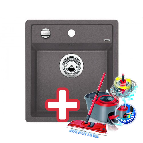 BLANCO Dalago 45 Silgranit dřez šedá skála 518846 + ZDARMA VILEDA MOP Easy Wring