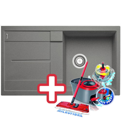 BLANCO Metra 5 S dřez Silgranit šedá skála 518872 + ZDARMA VILEDA MOP Easy Wring