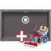 BLANCO Subline 700 - U dřez Silgranit šedá skála 518969 + ZDARMA VILEDA MOP Easy Wring