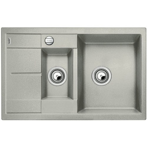 BLANCO METRA 6 S Compact Silgranit perlově šedáoboustranné provedení s excentrem 520576