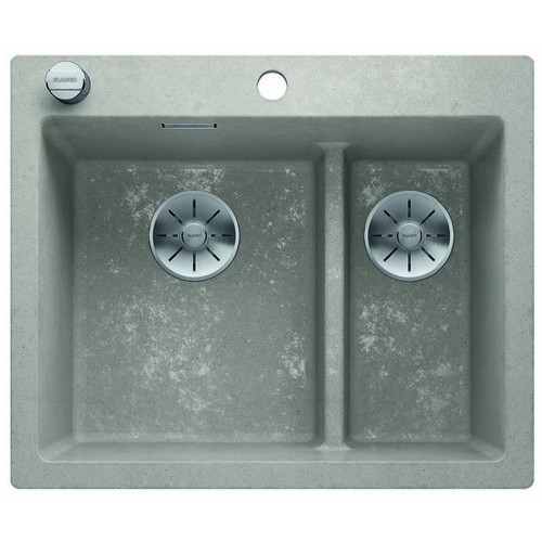 BLANCO PLEON 6 Split InFino Silgranit Beton-Style s excentrem 525307