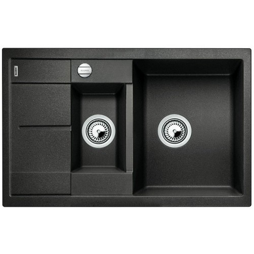 BLANCO METRA 6 S Compact Silgranit černá oboustranné provedení s excentrem 525925 BLANCO METRA 6 S Compact Silgranit černá oboustranné provedení s excentrem 525925
