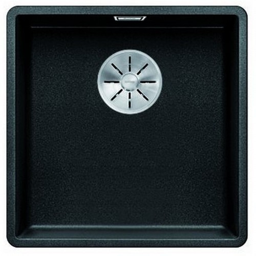 BLANCO SUBLINE 400 F InFino Silgranit černá bez táhla 525988 BLANCO SUBLINE 400 F InFino Silgranit černá bez táhla 525988