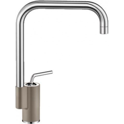 BLANCO Ajaris dřezová baterie Silgranit-look, tartufo/chrom 520820 BLANCO Ajaris dřezová baterie Silgranit-look, tartufo/chrom 520820