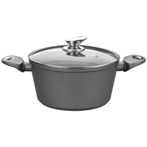 BLAUMANN Gray Granit Hrnec s poklicí 28 cm BL-1546N BLAUMANN Gray Granit Hrnec s poklicí 28 cm BL-1546N